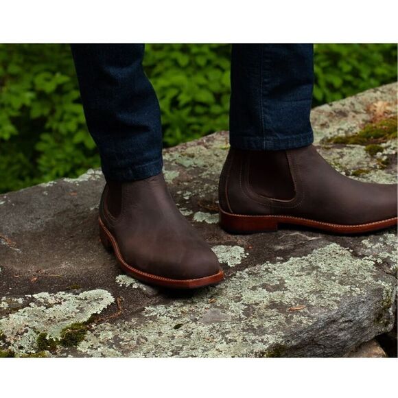 Adelante Men’s Made-To-Order The Mendoza Mahogany Buttery Full Grain Leather Che main image 11